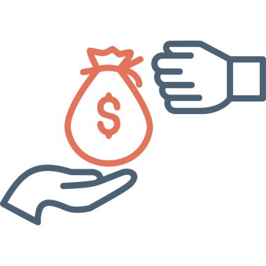 Haraç web simgesi basit illüstrasyon