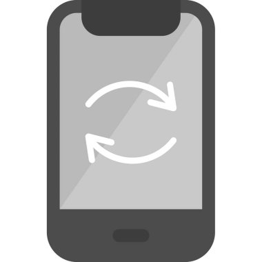 Web simgesini tazele, karıştır basit illüstrasyon