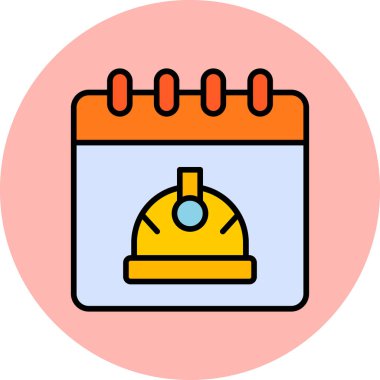 Randevu. Web simgesi vektör illüstrasyonu