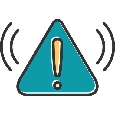 uyarı simgesi vektör illüstrasyonu