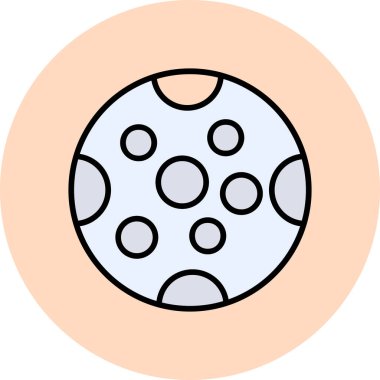 Ayın soyut web renk çizimi  