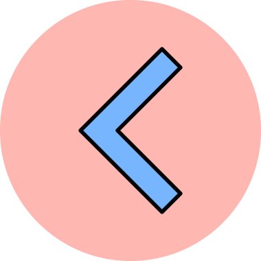 Tek bir sembol simgesinin vektör çizimi