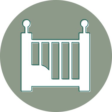 Modern b 'nin vektör illüstrasyonu inşa simgesinden yoksun