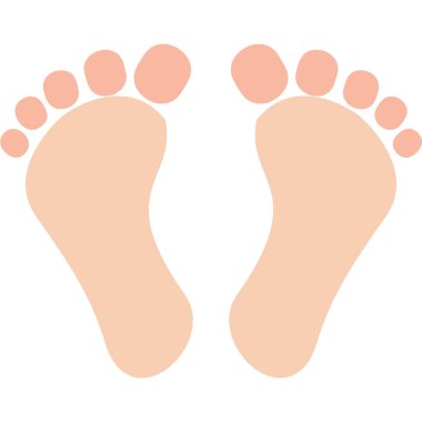 Digital Footprint. web icon simple design