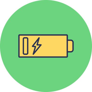 pil vektör simgesi modern illüstrasyon