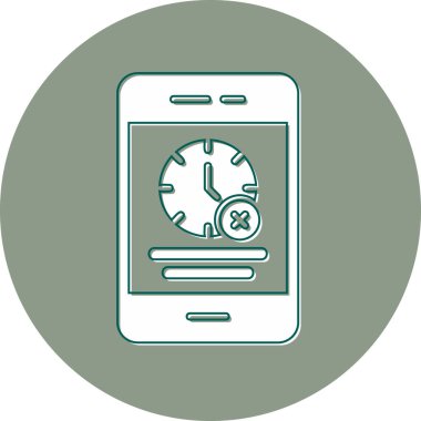 Modern b 'nin vektör gösterimi saatin simgesinden yoksundur