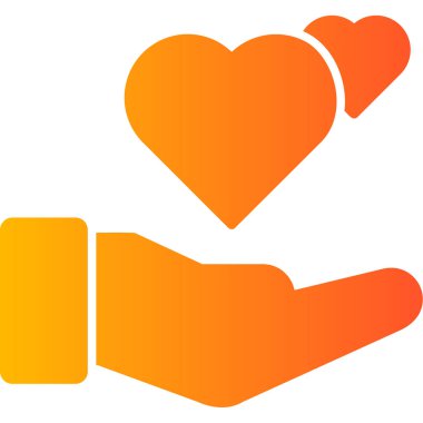 İyi niyet. Web simgesi vektör illüstrasyonu