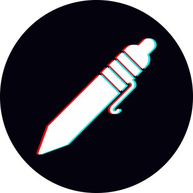 ballpoint pen. web icon simple illustration