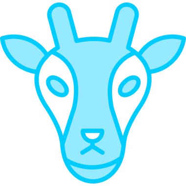 Tavşan. Web simgesi basit tasarım