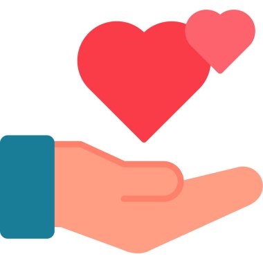 İyi niyet. Web simgesi vektör illüstrasyonu