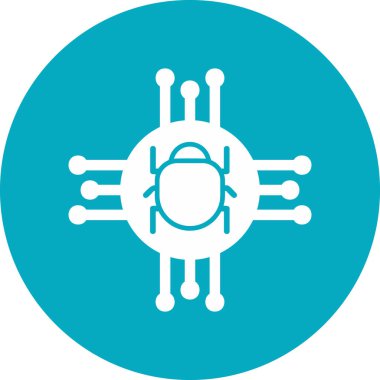 Spyware modern simge vektör çizimi