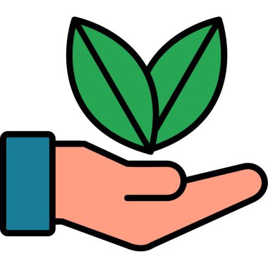 El ele tutuşmalar, vektör illüstrasyonu 