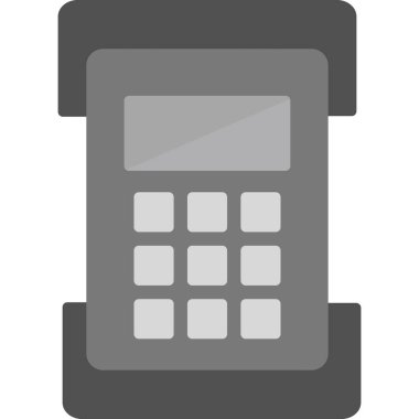 Web hesap makinesi simgesi. vektör illüstrasyonu