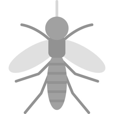 Sivrisinek simgesi vektör illüstrasyonu