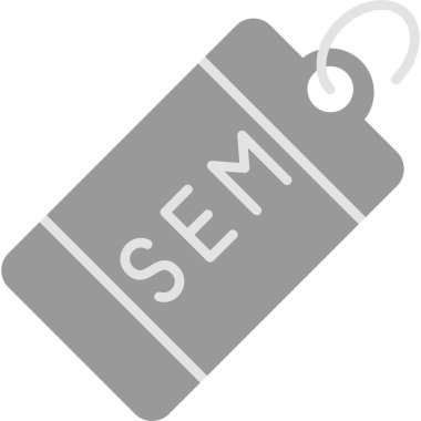 Etiket web simgesi basit illüstrasyon