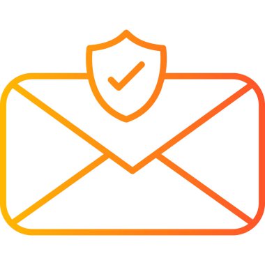 E- posta modern simge, vektör illüstrasyonuName