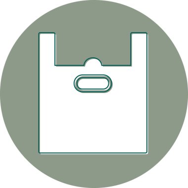 vector illustration of plastic bag