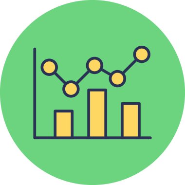 Bar Chart. web icon simple design