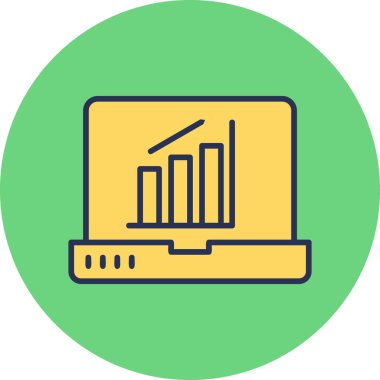 Büyüme simgesi, modern tasarım illüstrasyonu