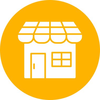 mağaza web simgesi basit illüstrasyon