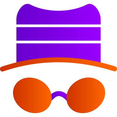 Spyware modern simge vektör çizimi