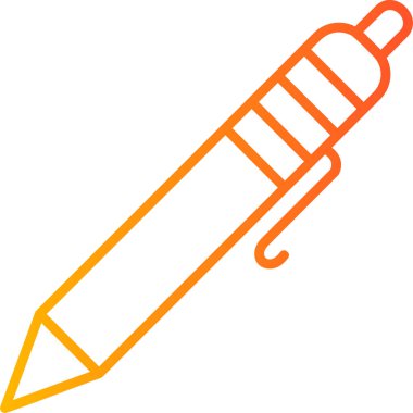 ballpoint pen. web icon simple illustration