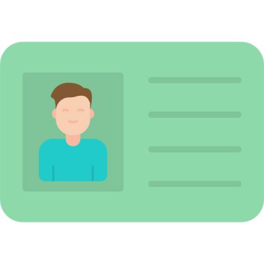 İş Kartları modern simge, vektör illüstrasyonu