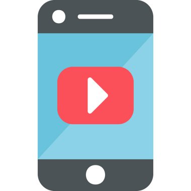 Sosyal ortam simgesi vektör illüstrasyonu