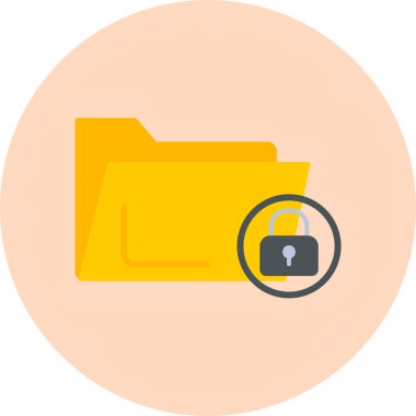 folder icon, web simple illustration