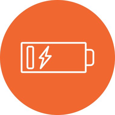 vector illustration of battery charge icon