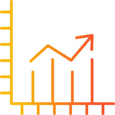 Büyüme simgesi, modern tasarım illüstrasyonu