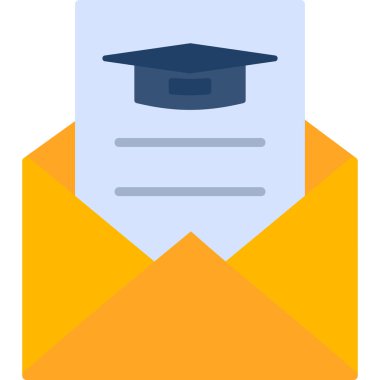 E- posta simgesi vektör illüstrasyonu