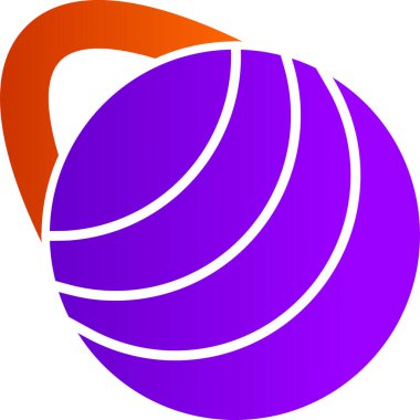 Spor topu modern simge, vektör illüstrasyonu