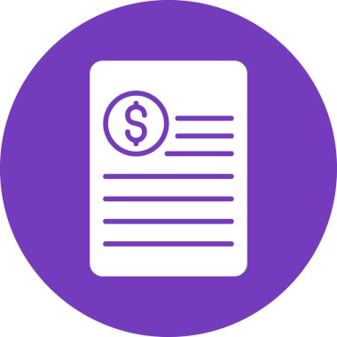 Açıklama modern simge, vektör illüstrasyonu