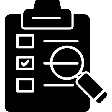 Arama simgesi vektör illüstrasyonu 