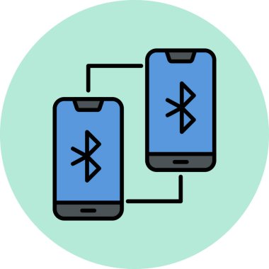 Telefon simgesinin vektör illüstrasyonu