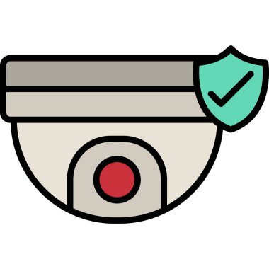 CCTV simge vektör çizim