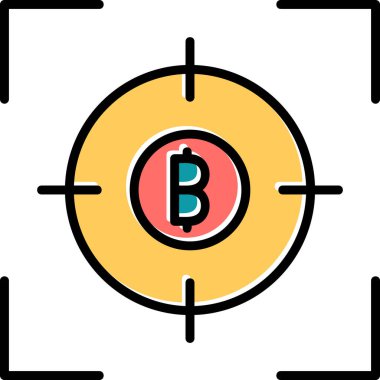 Modern simge vektör illüstrasyonunu hedefle