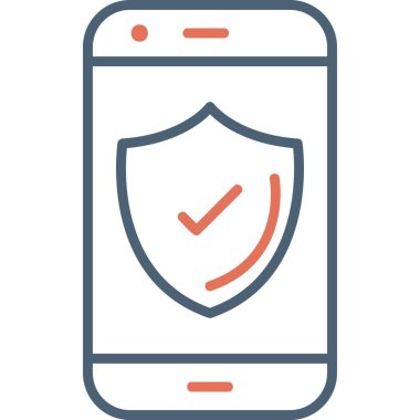 kalkan ikon vektör illüstrasyonu