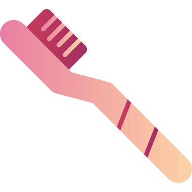 toothbrush icon. simple illustration for web