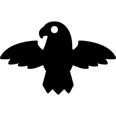 Kartal modern simgesi, vektör illüstrasyonu 