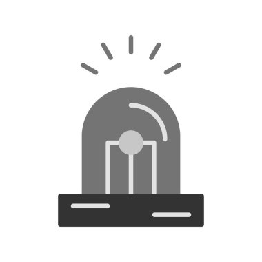 Siren modern simge, vektör çizimi 