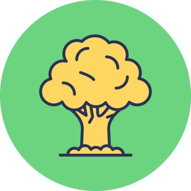 Vektör Ağacı Simgesi illüstrasyonu