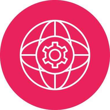 seo modern simgesinin vektör illüstrasyonu