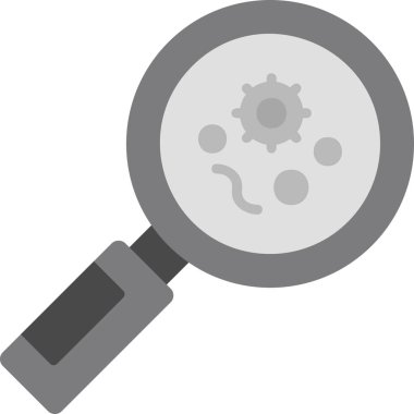 Denetim vektörü düz renk simgesi