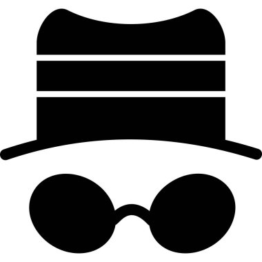 Spyware modern simge vektör çizimi