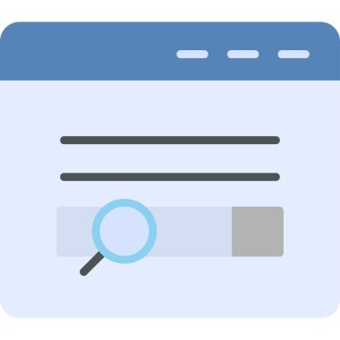 Basit illüstrasyon web simgesi taranıyor