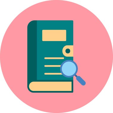 Arama simgesi vektör illüstrasyonu 