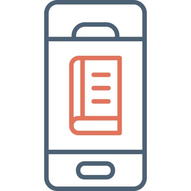 Telefon simgesinin vektör illüstrasyonu