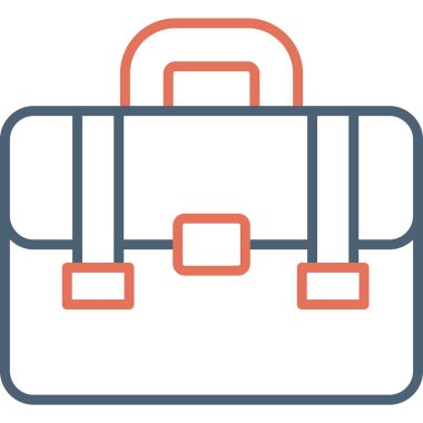 Portföy. Web simgesi basit illüstrasyon